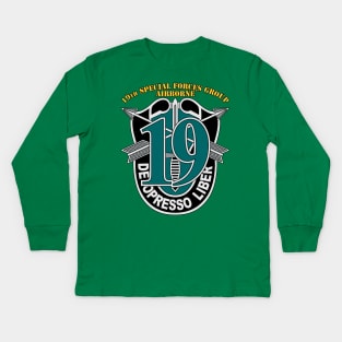 19th Special Forces Group Kids Long Sleeve T-Shirt